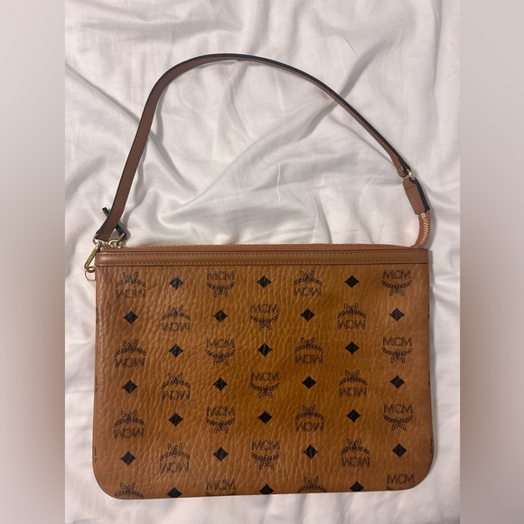 MCM Visetos Pochette - Cognac - Picture 1 of 3